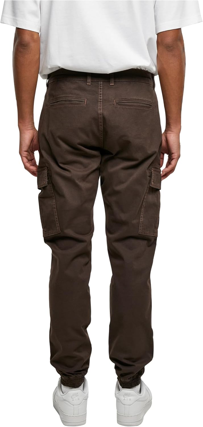 Urban Classics Herren Washed Cargo Twill Jogging Pants, Männer Cargo Hose, erhältlich in vielen vers