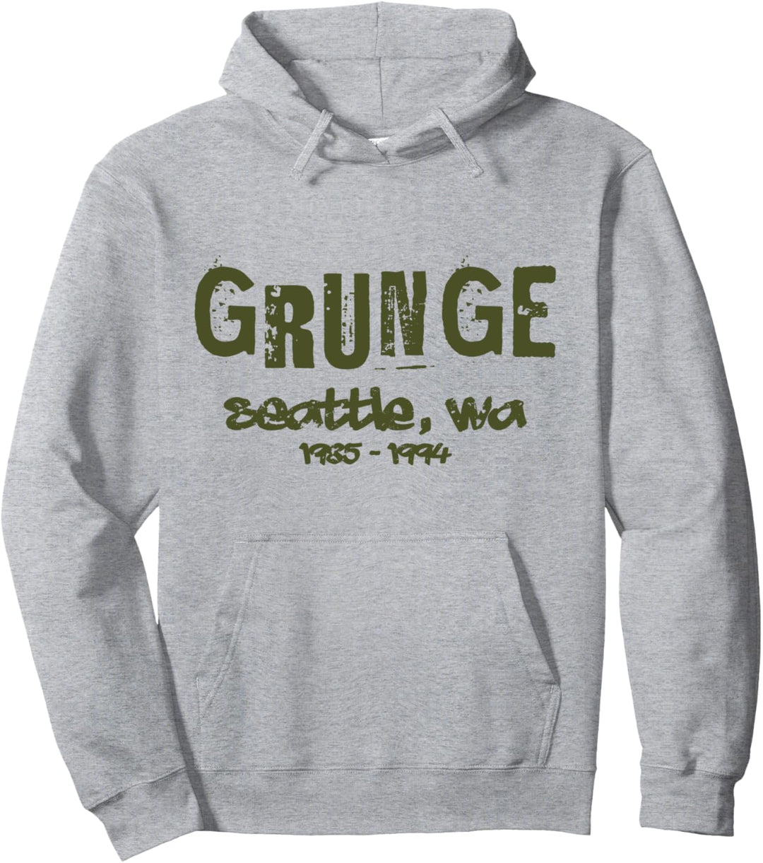 Grunge Seattle Musik Pullover Hoodie