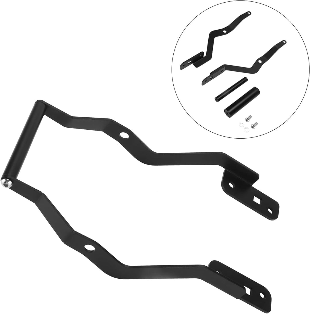 KIMISS GPS-Halterung, Motorrad-GPS-Halterung Handy-Standstange Ersatz für F900XR 2020-2021 (Schwarz)