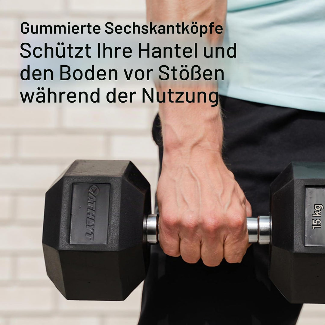 Athlyt - Hex Dumbbell 5 Kilogramm, 5 Kilogramm