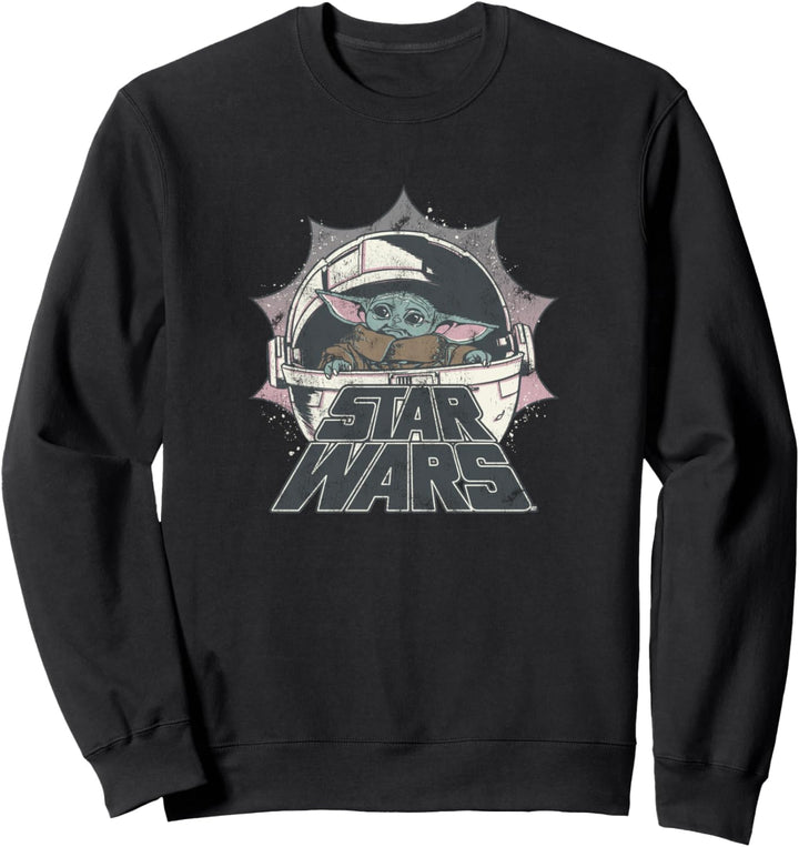 Star Wars The Mandalorian Child Retro Logo Sweatshirt