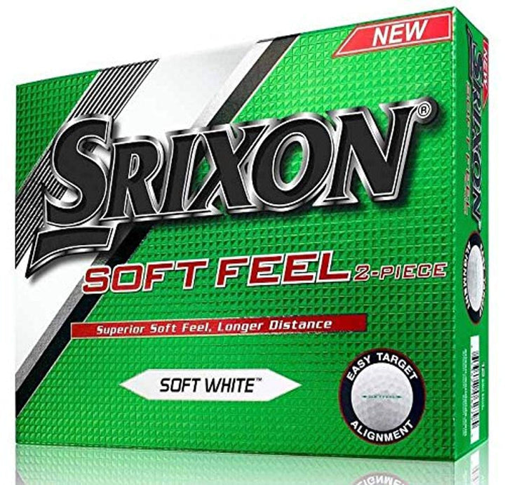 Srixon Weiche Golfbälle, ein Dutzend (Version 2016) Weiss Einzeln, Weiß Einzeln
