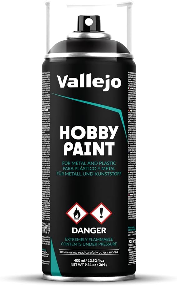 Vallejo AV28012 Spray Vallejo Nero (400Ml)