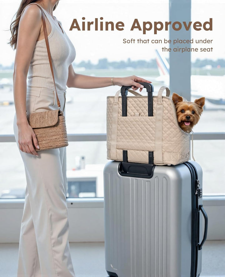 pecute Hundetasche für Kleine Hunde 5kg, Tragetasche Hund Hundetragetasche Leichte, Faltbare Hundetr