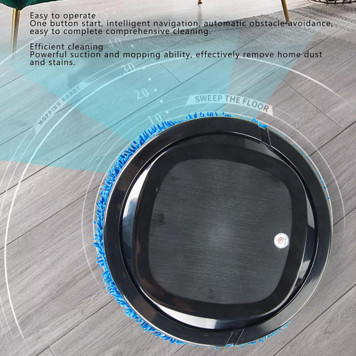 Roboter-Staubsauger, 2 in 1 Nass Trocken Wisch Roboter Automatisch Effizient Roboter-Staubsauger und