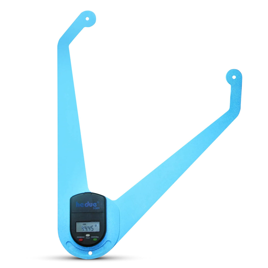 hedue® Digitale Messkluppe S301 - Kluppe als Wanddickenmessgerät, Dickenlehre, Glasdickenmesser digi