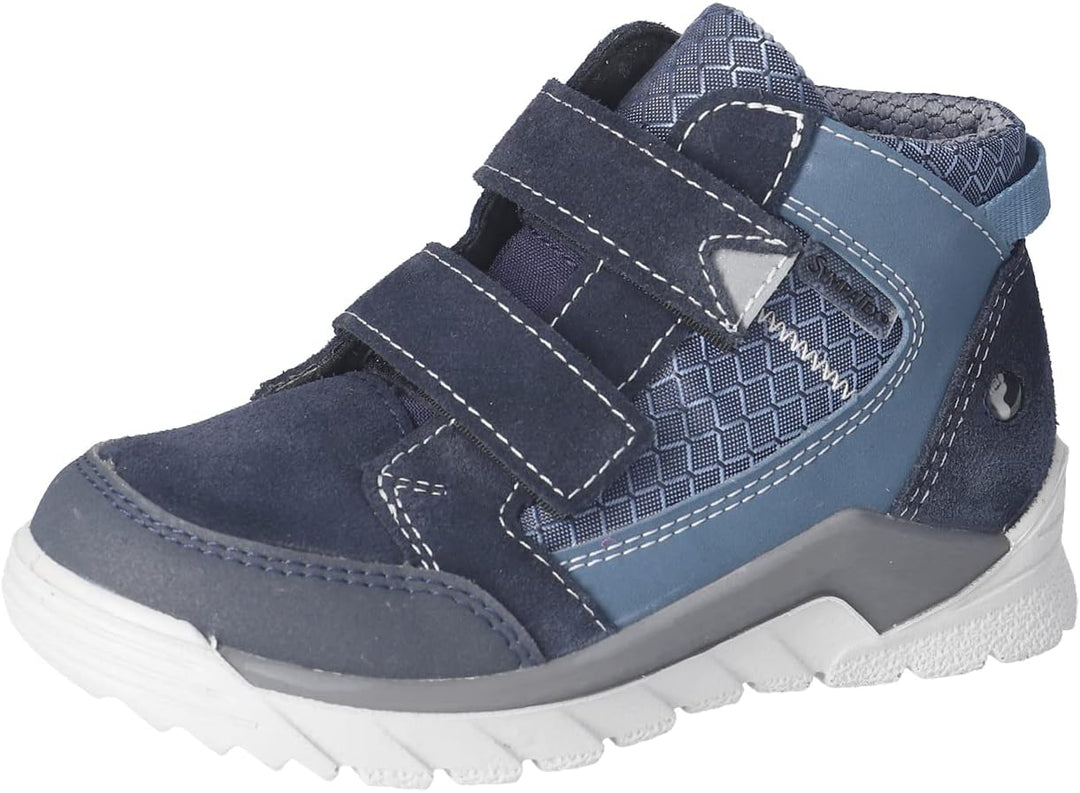RICOSTA Jungen Stiefel MARVI,Kinder Boots,WMS:Mittel,lose Einlage,Sympatex 25 EU Blau 170, 25 EU Bla