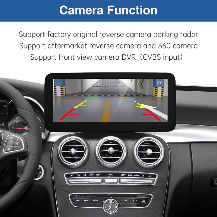 Road Top 12,3 Zoll Ultra-schmal Autoradio Drahtloses CarPlay Android Auto Touchscreen für Mercedes B