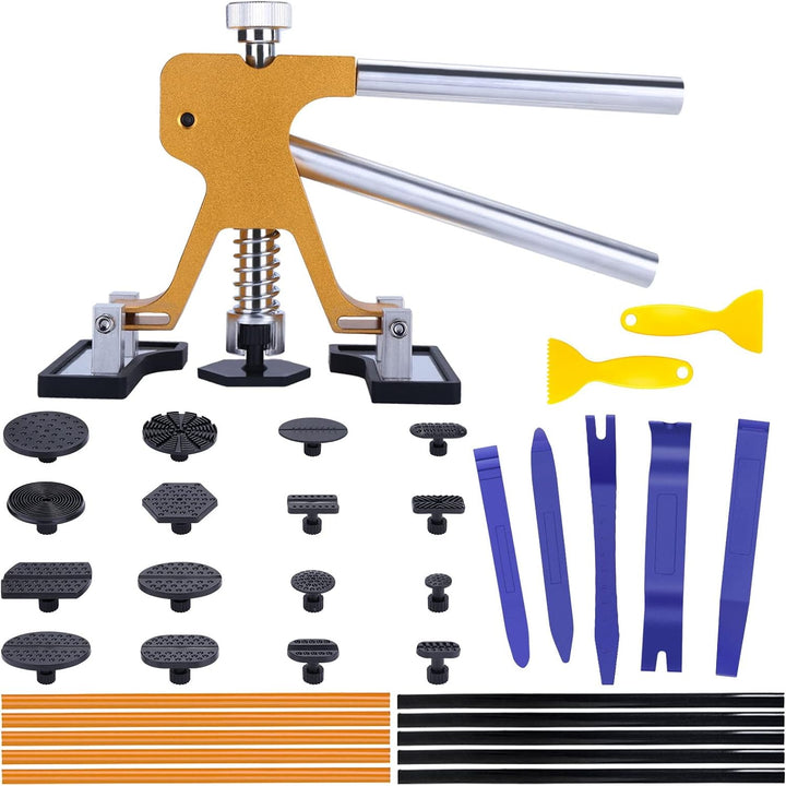 Manelord Dellen Reparatur Ausbeulwerkzeug Lackfreies Dent Puller Set, Dellen Reparaturset, Auto Pain