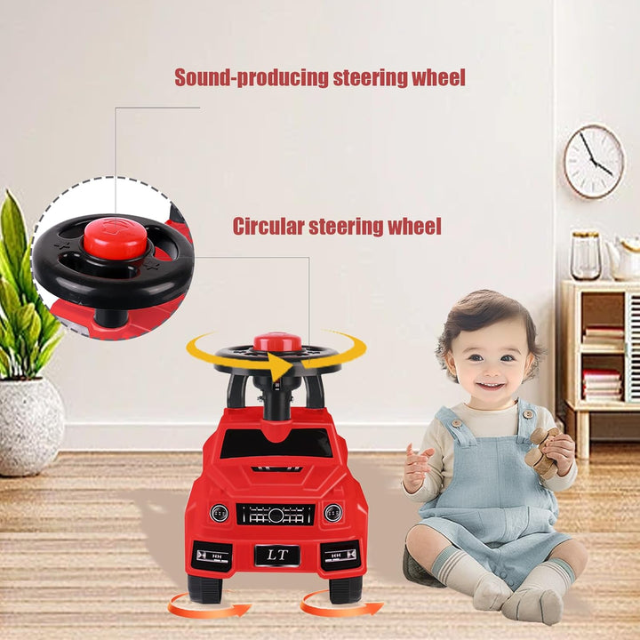 Rutschauto für Kinder, Tragespielzeug zum Schieben, Lauflernhilfe für Kinder, Buggy – Little Auto –