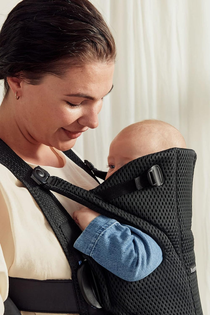 BabyBjörn Babytrage Move, 3D-Netzstoff, Schwarz, Polyester 3D-Netzstoff Schwarz, 3D-Netzstoff Schwar