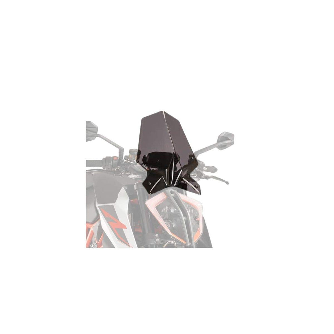 Puig Windschutzscheibe Naked New Generation Sport 9692F für 1290 Superduke R 17'-19' Stark Getönt, S