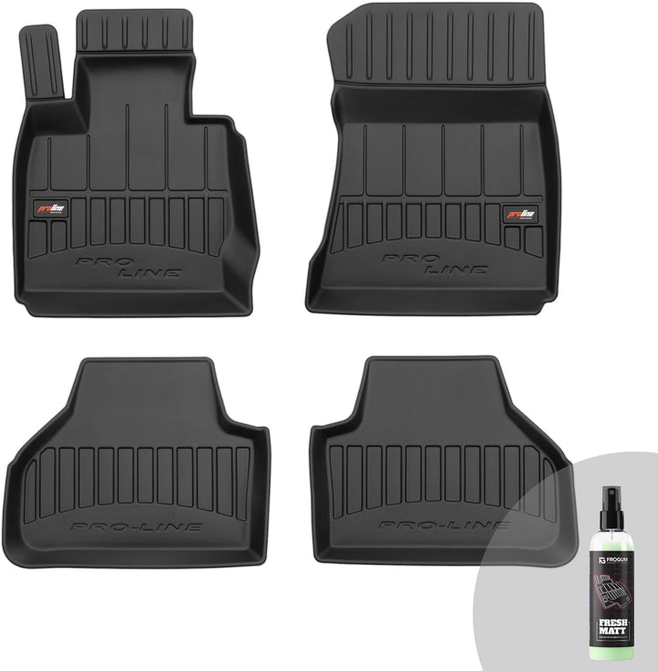 FROGUM ProLine 3D Gummimatten Exklusiven Auto Fussmatten Autofussmatten für BMW X4 F26 2014-2018 | D