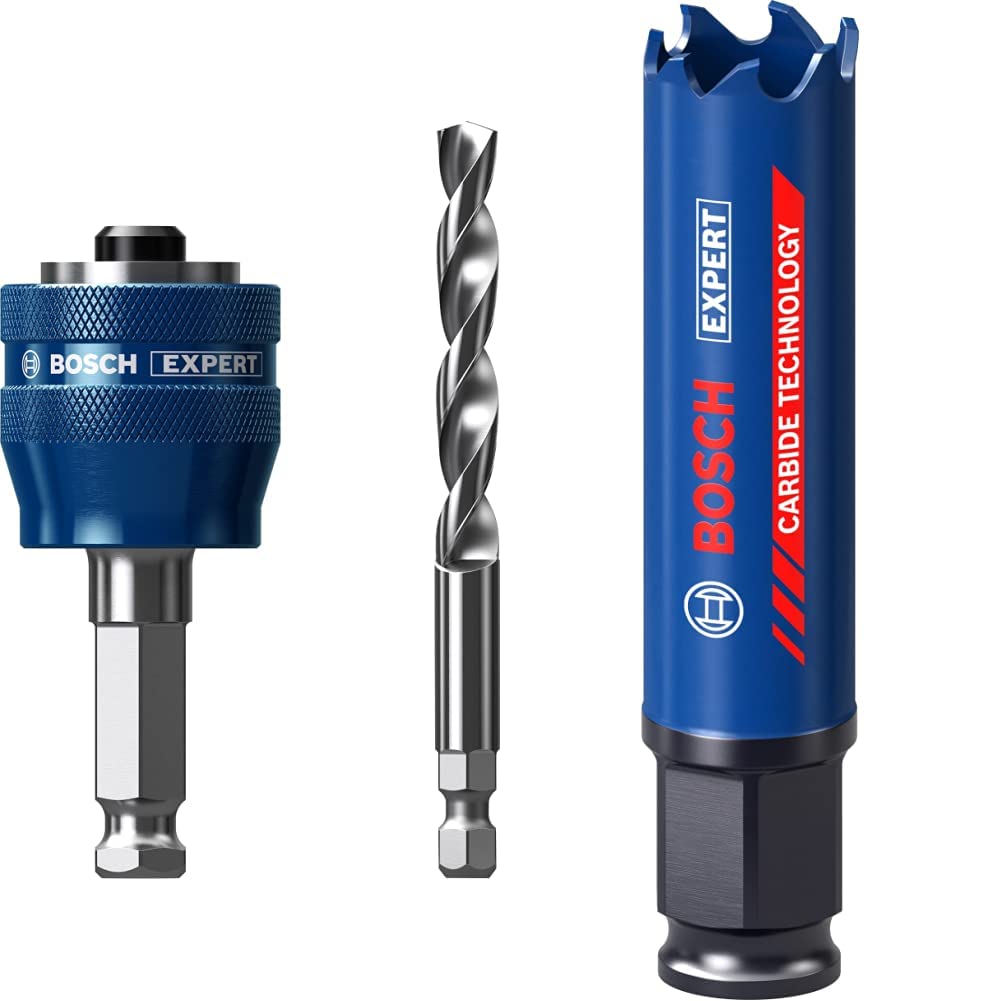 Bosch Professional 1x Expert Power Change Plus Lochsäge-Systemadapter (Ø 7,15 mm) + 1x Expert Tough