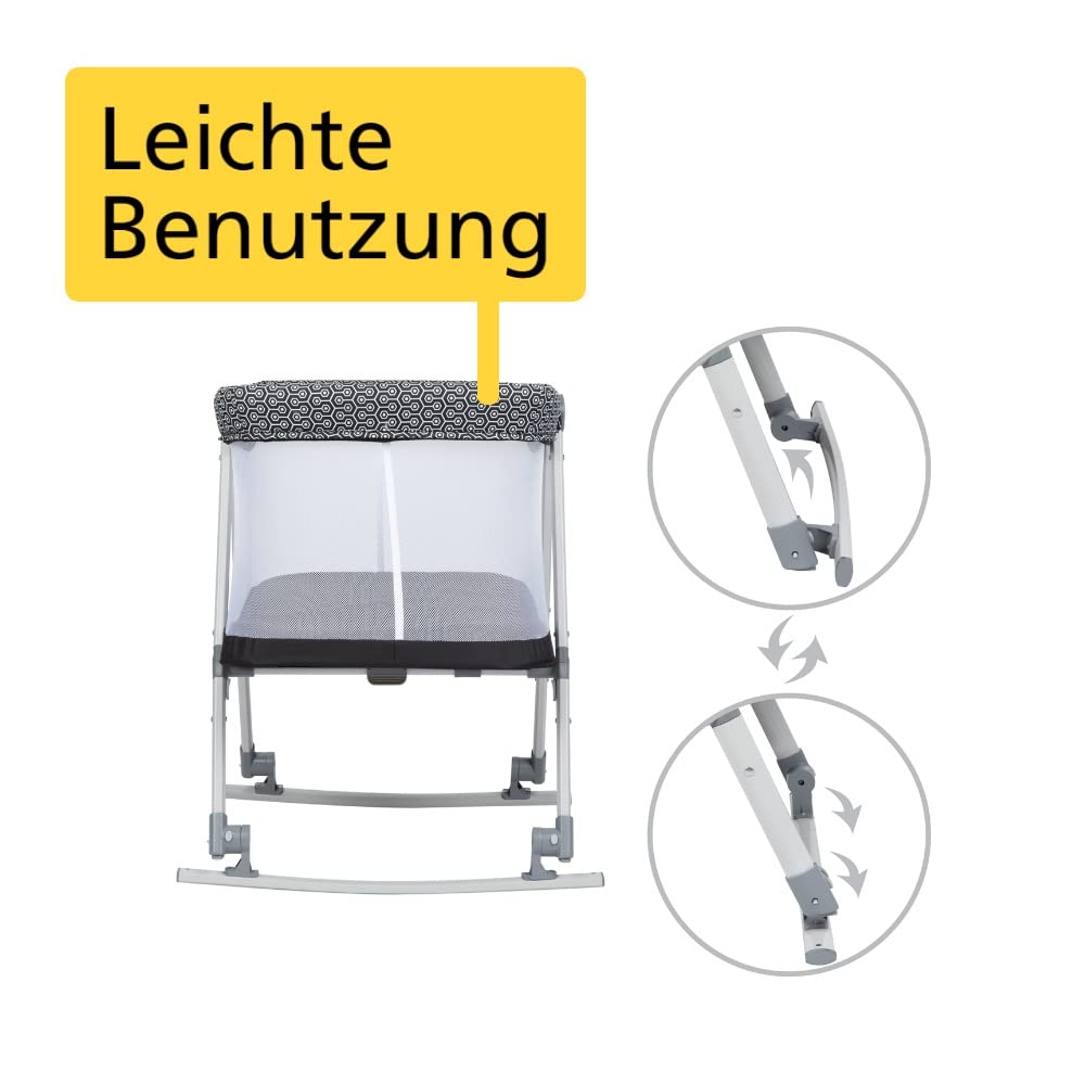 Safety 1st Babybett Morning Star, zusammen-klappbare Babywiege inkl. Reisetasche, geeignet ab der Ge
