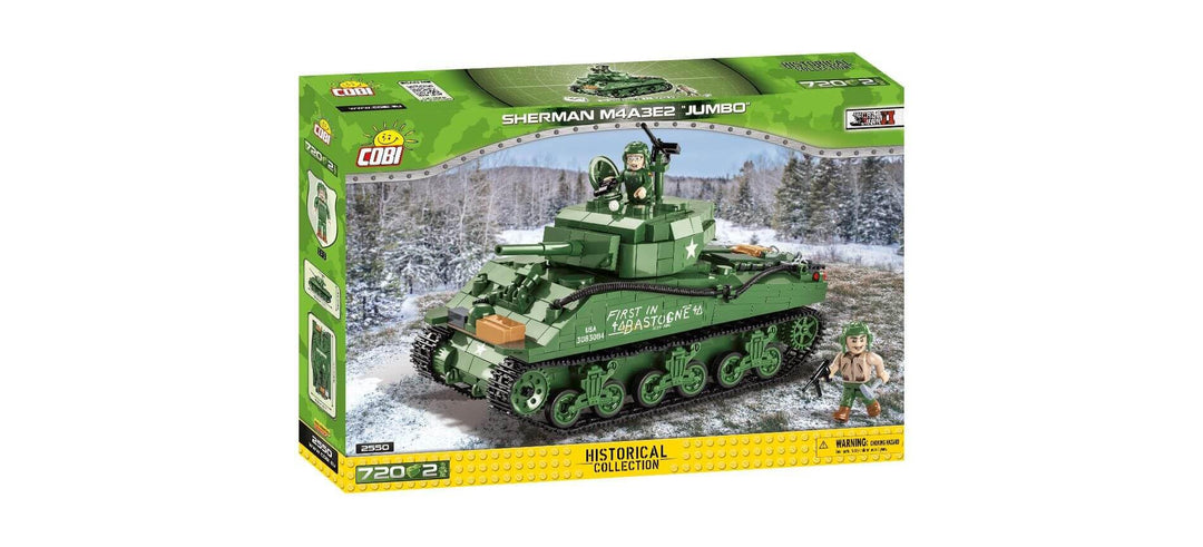 COBI 2550 Sherman M4A3E2 Jumbo, Historical Collection, World War II (WWII), Keine