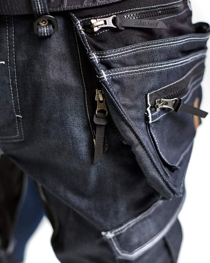 Blaklader 19921141 Handwerker-Shorts aus Stretch Cordura Denim, Marineblau/Schwarz, Grösse: C52, C52