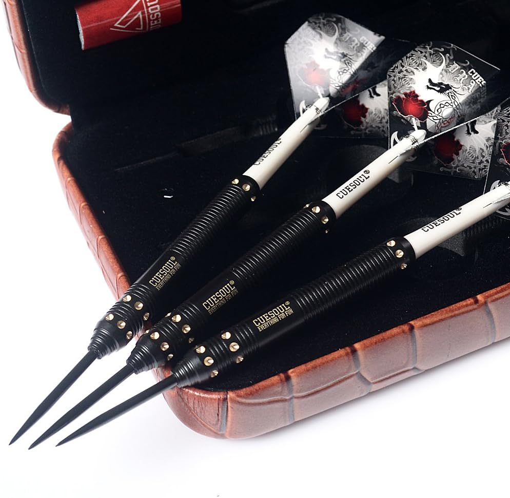 CUESOUL Dragon Deluxe Messing Steel Dartpfeile, 21 Gramm J2104 25 Gramm, J2104 25 Gramm