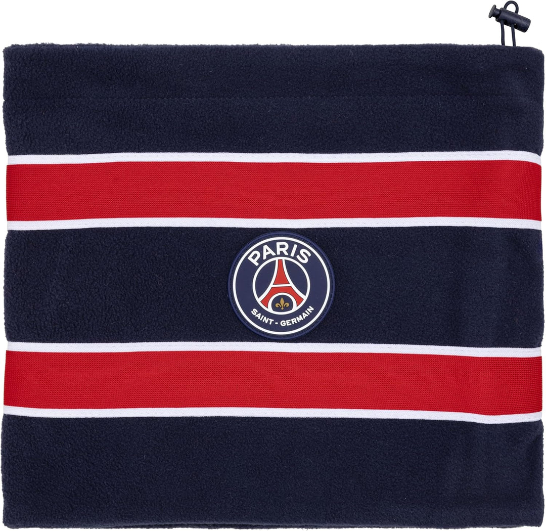 PARIS SAINT-GERMAIN Set Mütze + Halswärmer Fleece PSG – Offizielle Kollektion, blau, Einheitsgrösse