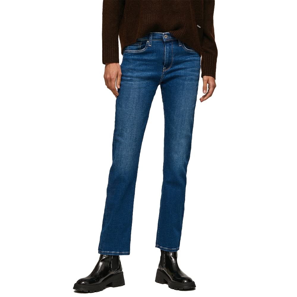 Pepe Jeans Damen Grace Jeans 25W / 32L Blue (Denim-cq5), 25W / 32L Blue (Denim-cq5)