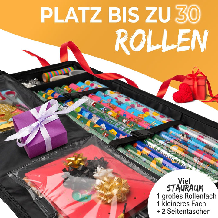 neVaxx® -Aufbewahrungstasche für Geschenkpapier-wasserdichtes 600D Oxford Gewebe-Geschenkpapier aufb