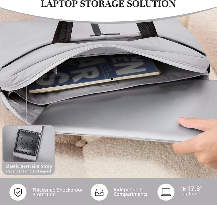 Timeet Laptoptasche 17 Zoll mit Abnehmbarem Schultergurt 360°-Schutz 17 3 Zoll Laptop Tasche Arbeits