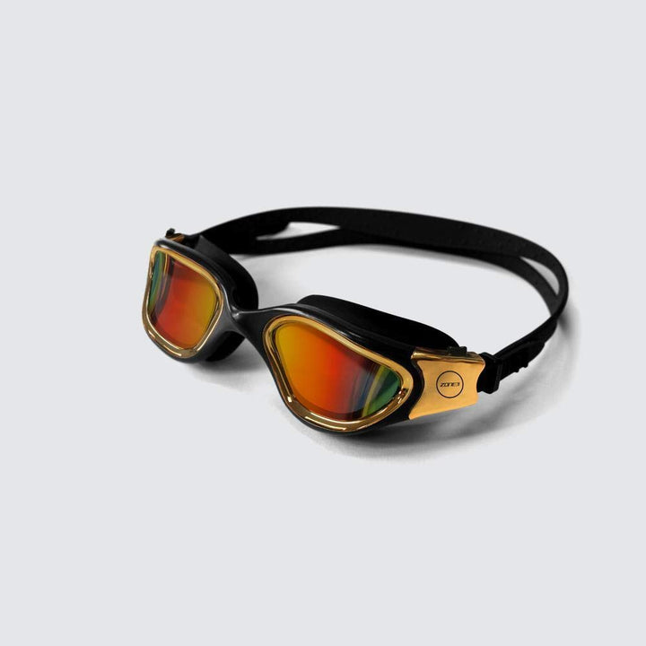ZONE3 Unisex Dampf Schwimmbrille (1er Pack) Einheitsgrösse Polarisiert – Schwarz/Gold, Einheitsgröss