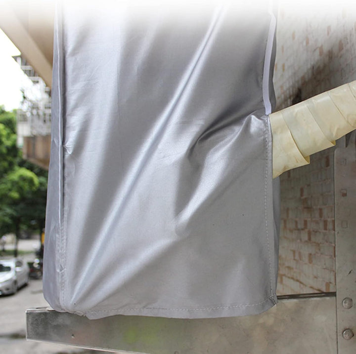 Abdeckungs Aussenklimaanlage, Wasserdichter Klimaanlagenabdeckungen Silber 100 x 41 x 80cm, Silber 1