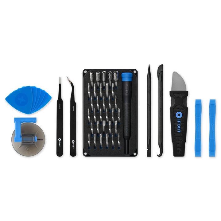 iFixit Pro Tech Go Toolkit – Das mobile Reparaturset für Elektronik Blau, Blau