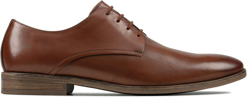 Clarks Herren Stanford Walk Derbys 46 EU Braun Tan Leather Tan Leather, 46 EU Braun Tan Leather Tan