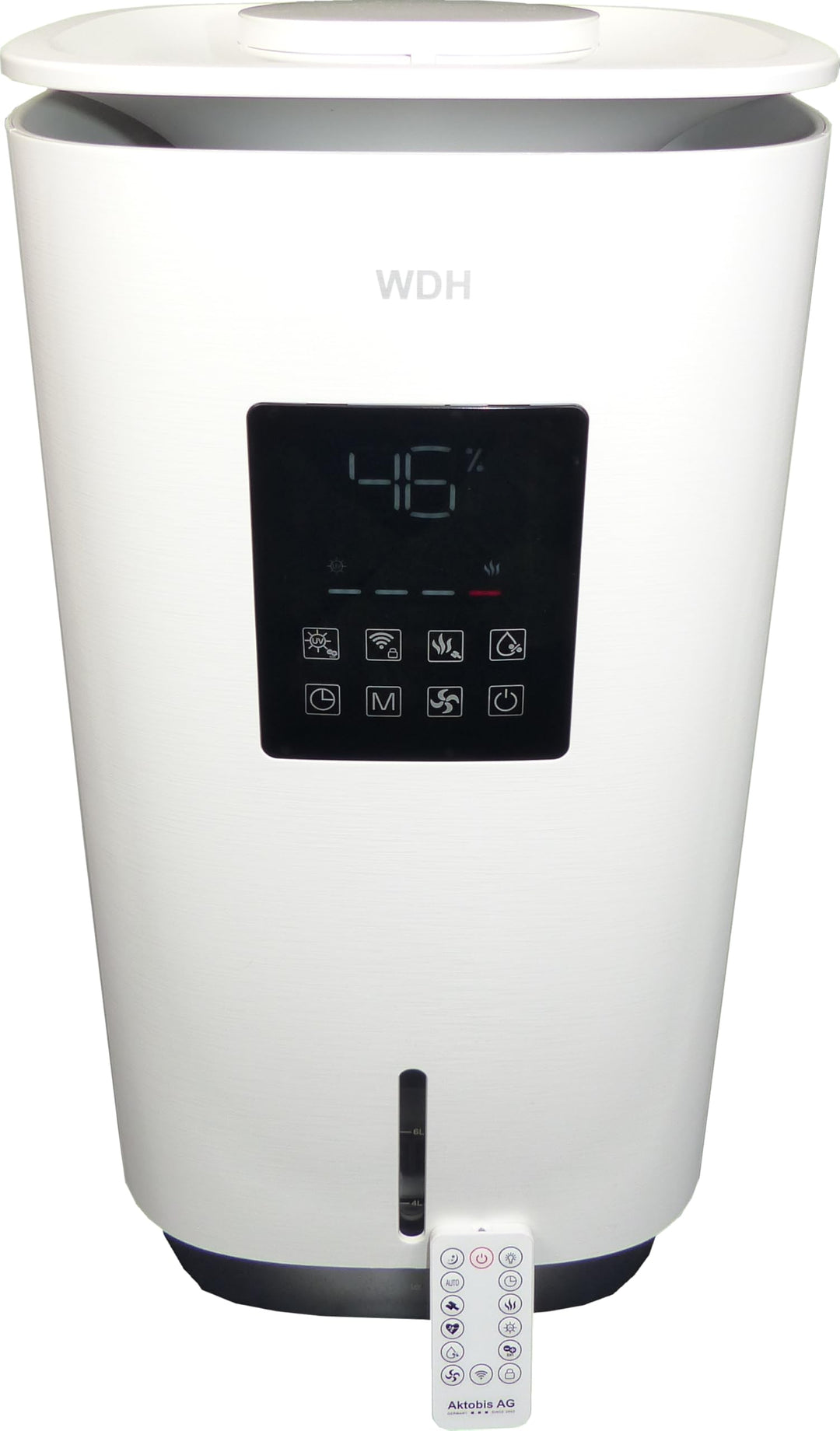 Aktobis WDH-SE2303 Luftbefeuchter bis zu 800 ml/Stunde, WLAN und Aromafach (auch für Kalkwasser) 800