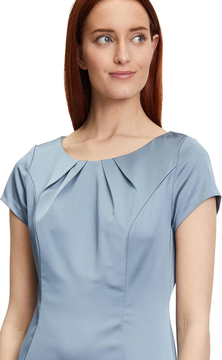 Vera Mont Damen Kleid, Bluish Grey