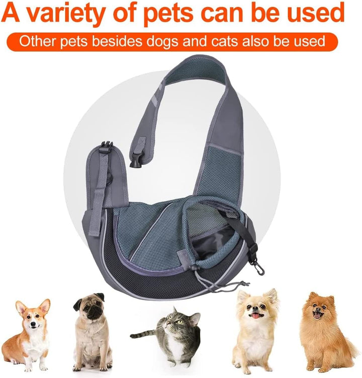 Transporttasche für Hunde, tragbar, Umhängetasche, für Hunde und Katzen, verstellbar, Reisetasche, f