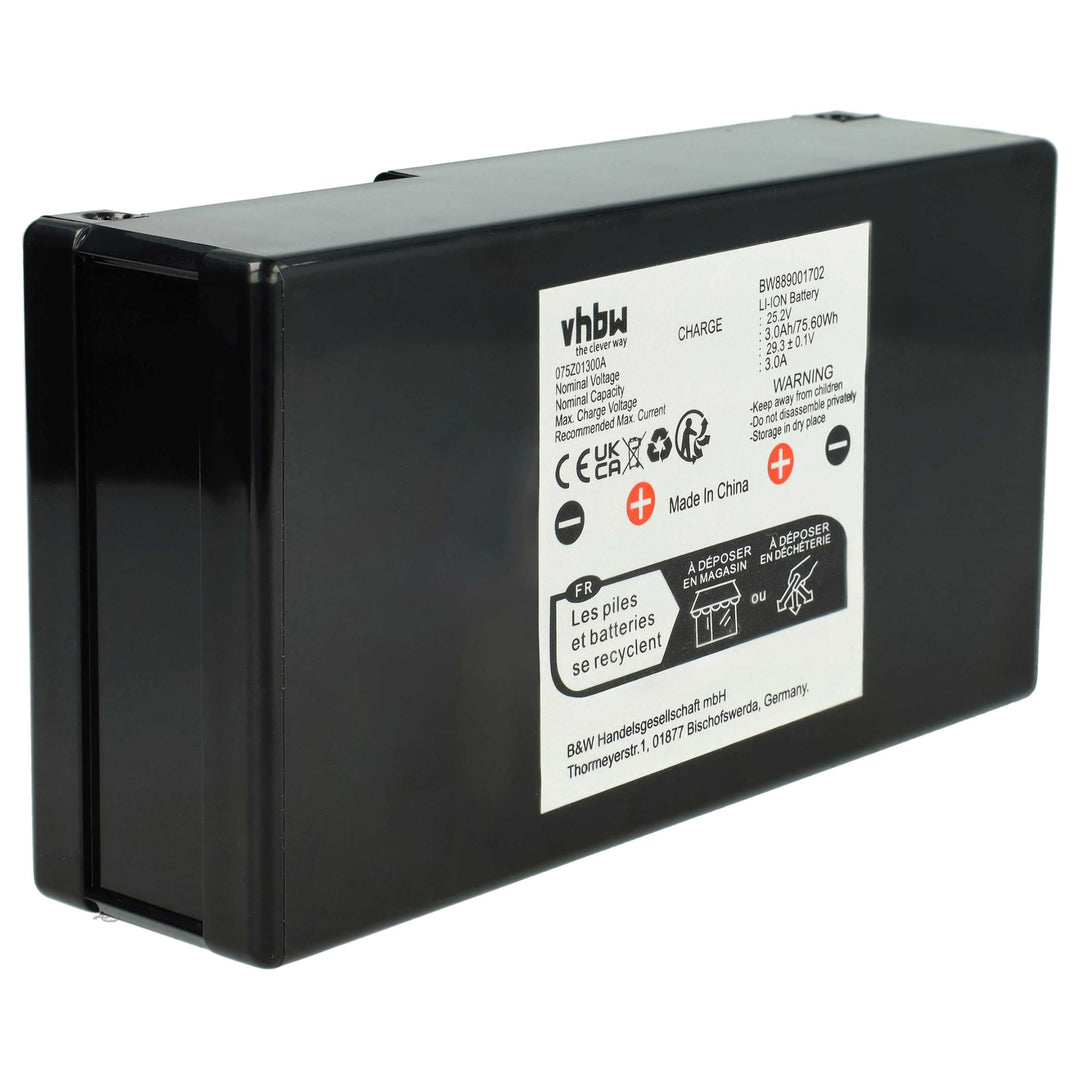 vhbw Akku kompatibel mit Ambrogio L30 Elite, L30, L 30e Lite, Alex, L20, L30 Basic, L 20, L 30 Delux