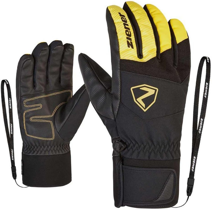 Ziener Ginx As Ski-Handschuhe/Wintersport, Wasserdicht, Atmungsaktiv, Alpine Wool 11 light green, 11