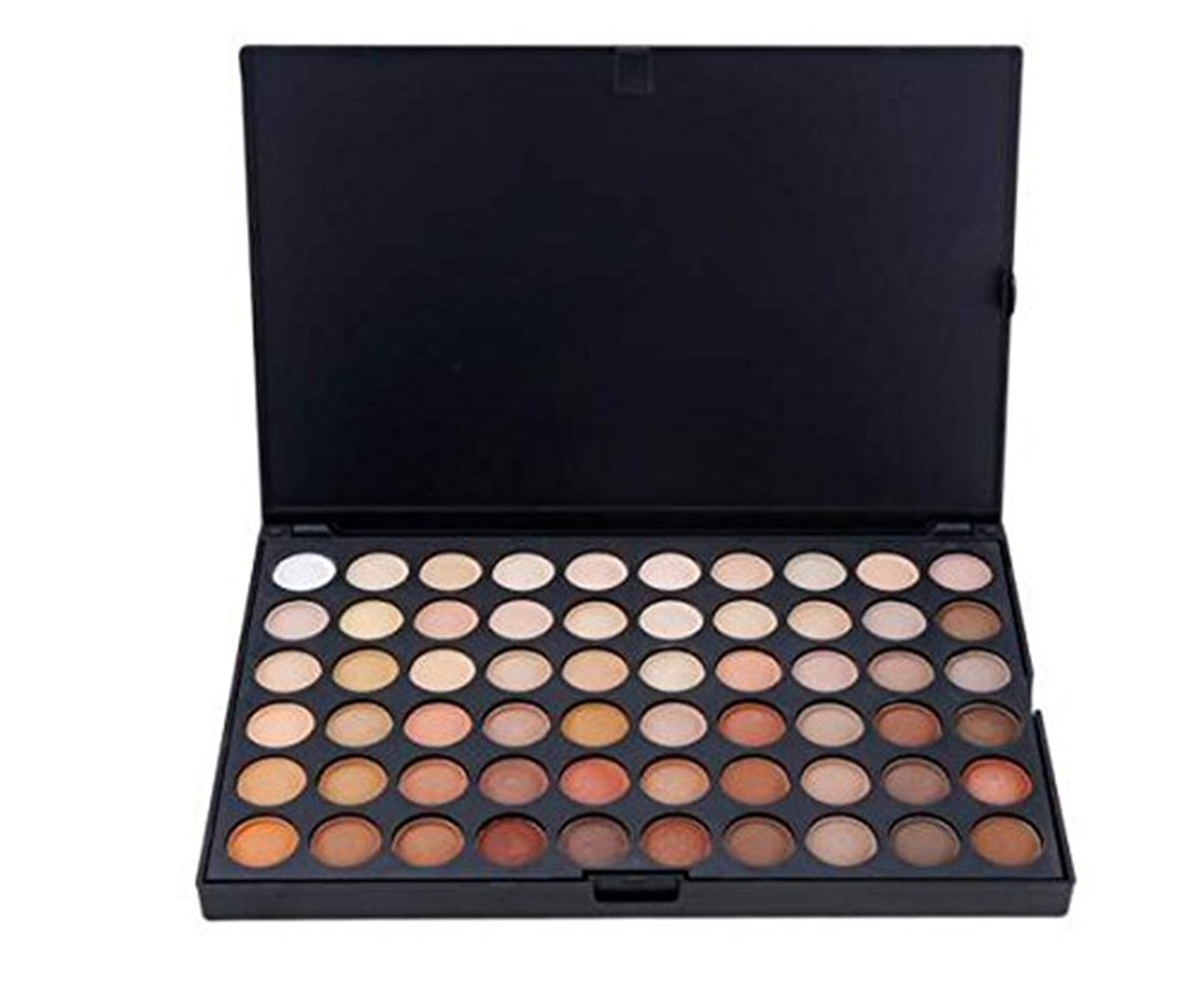 FantasyDay Profi 120 Farben Hochpigmentierte Warme Natürliche Matt Schminke Lidschatten Palette Make