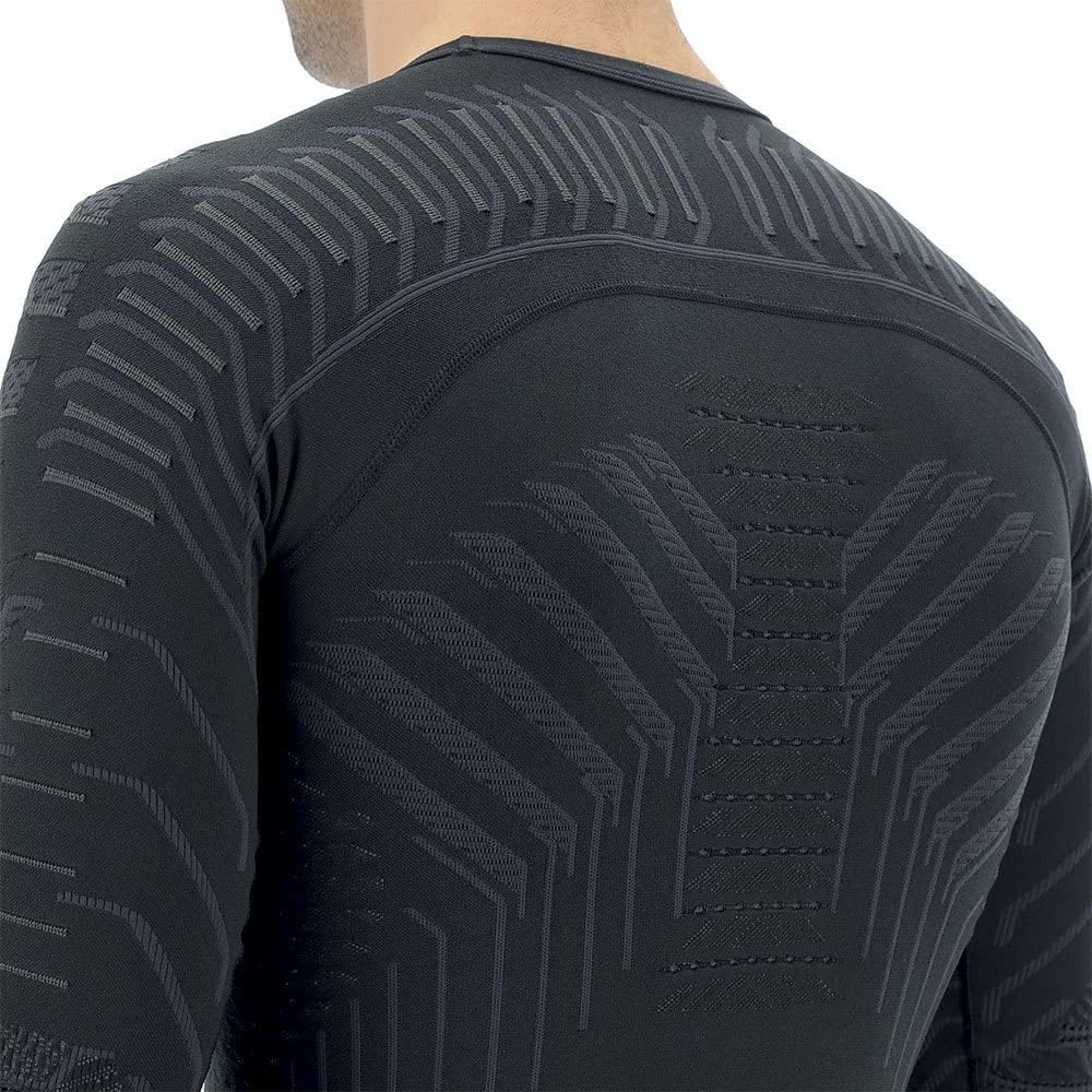 UYN Herren Resilyon Langarmshirt, Black/Anthracite, S/M