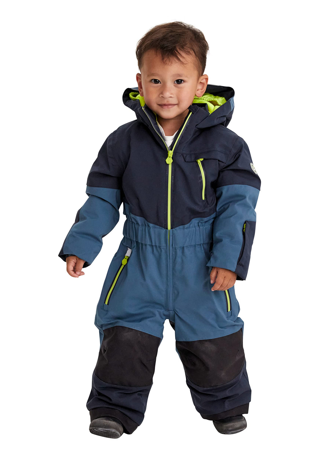 Killtec Jungen Kw 89 Mns Onpc Skioverall/Schneeanzug mit Kapuze 110 sturmblau, 110 sturmblau