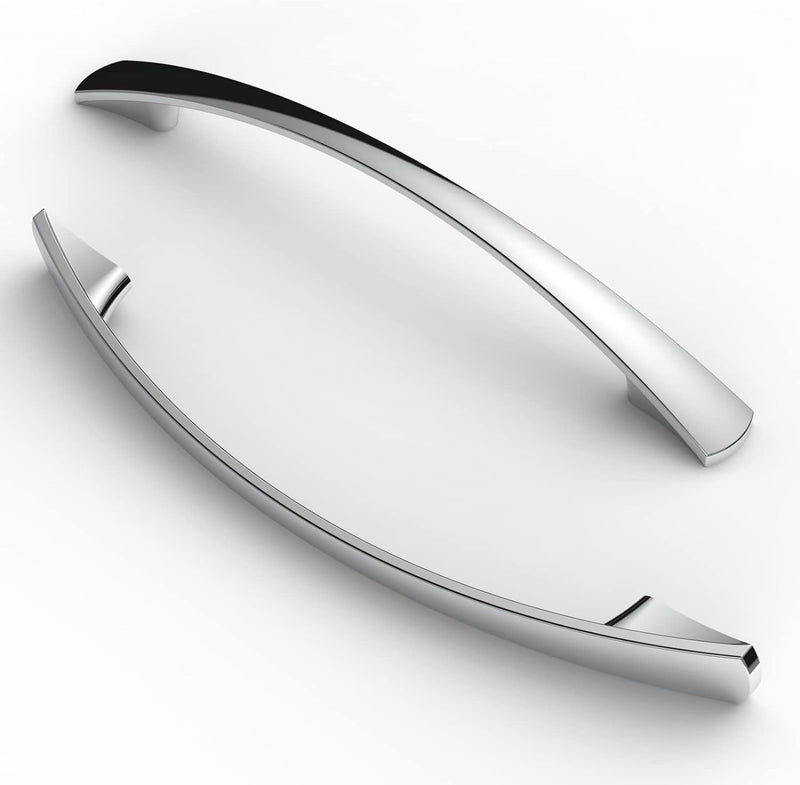 FURNIWARE 10 Stück Griffe, 128mm Lochabstand Möbelgriffe Schrankgriffe Küchengriffe Griffe Möbel Sch