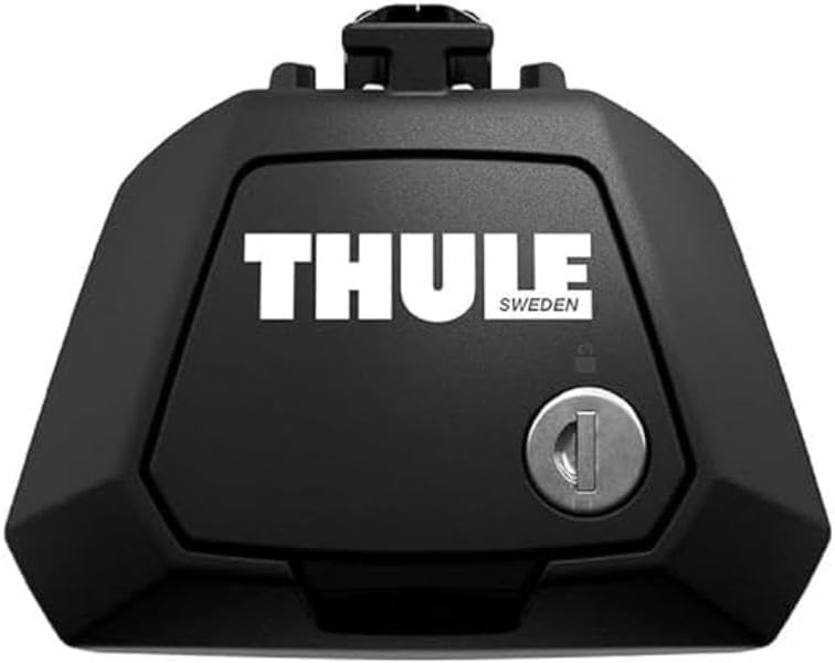Thule Raised Rail Evo Fusssatz für Fahrzeuge mit offener Reling, 710410, Black (schwarz), Einheitsgr