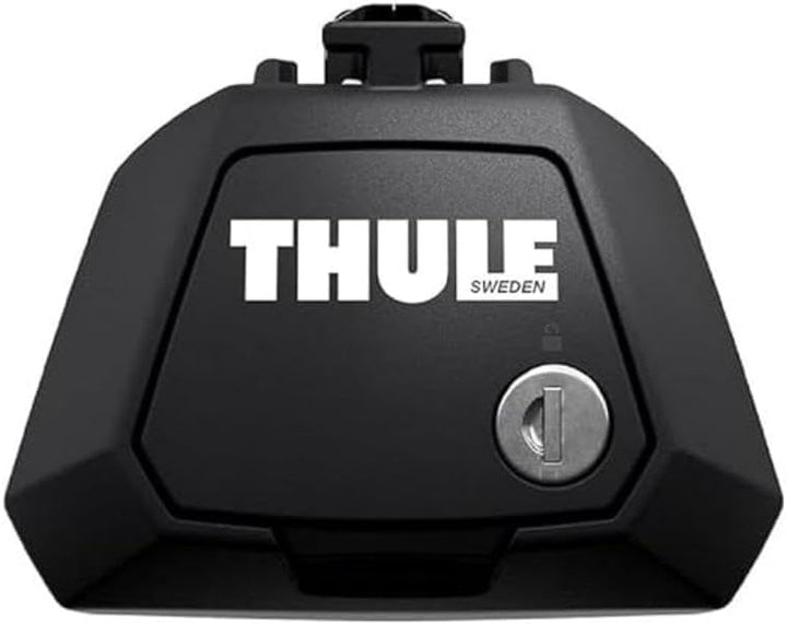 Thule Raised Rail Evo Fusssatz für Fahrzeuge mit offener Reling, 710410, Black (schwarz), Einheitsgr