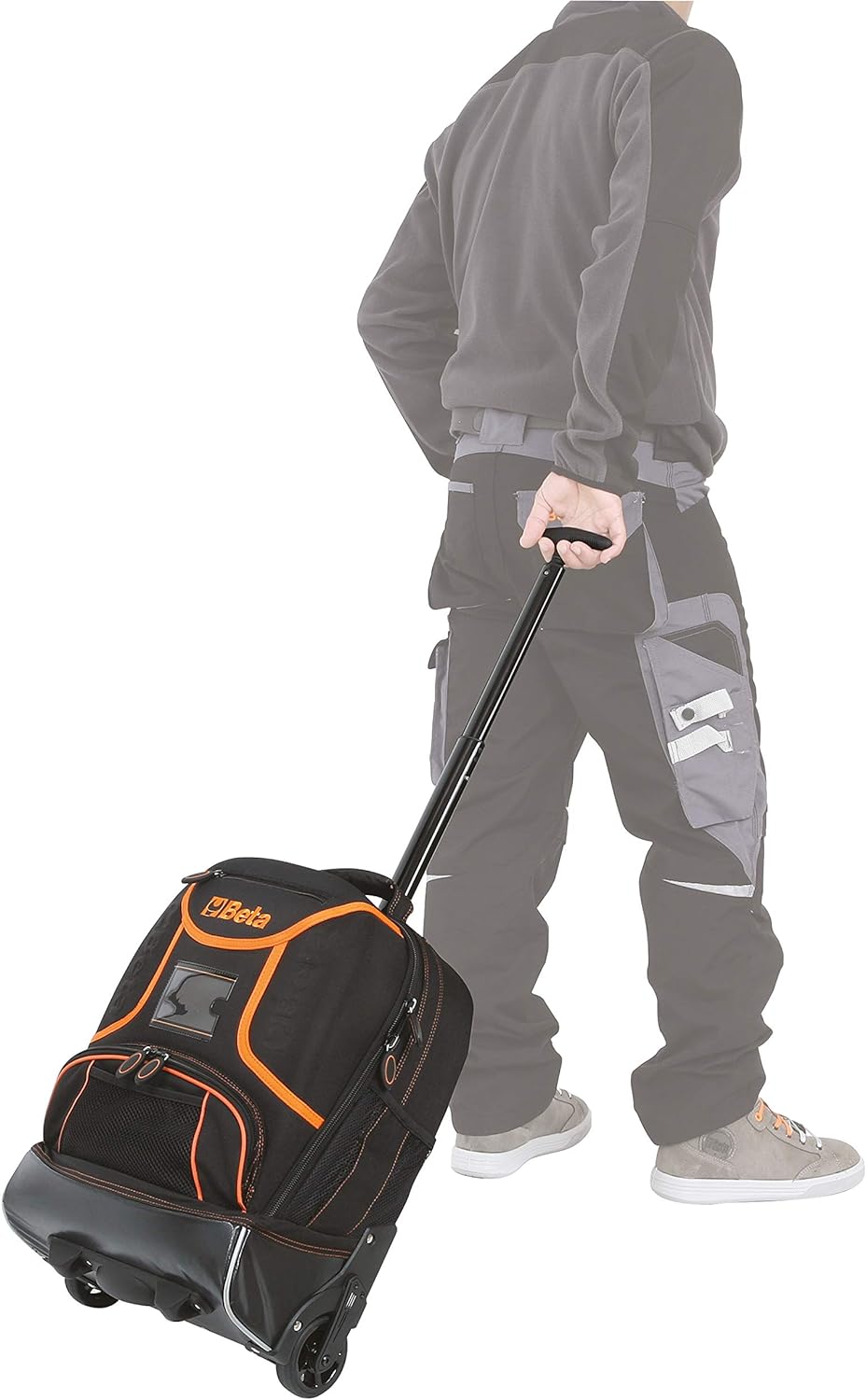 Beta C6T-2106 Werkzeugrucksack aus Hightech-Gewebe Werkzeugtasche (Rollen, Teleskopgriff, 2 herausne