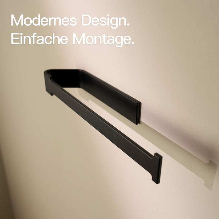 Designfabrik Hamburg Küchenrollenhalter ohne Bohren | Papierrollenhalter Wand | Rollenhalter selbstk