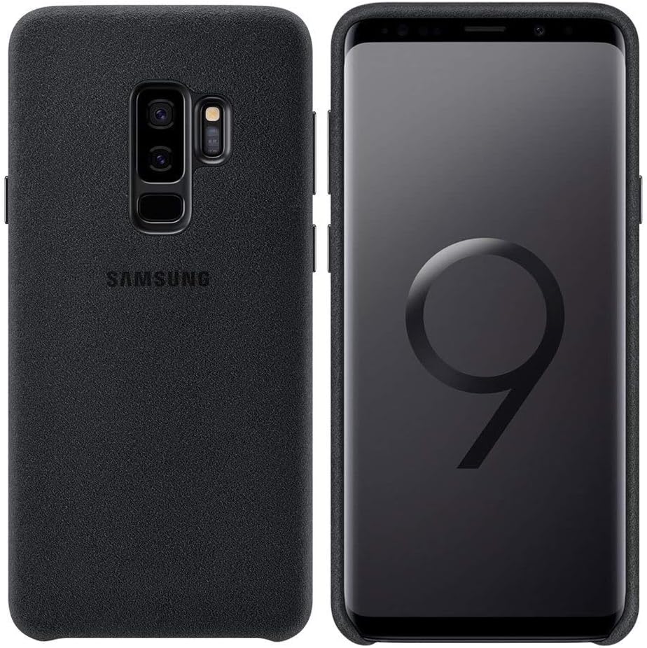 Samsung Alcantara Cover (EF-XG965) für das Galaxy S9+, Schwarz