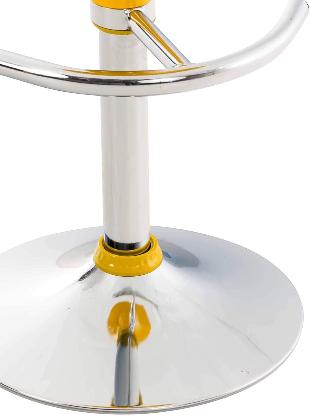 CLP 2er Set Barhocker Saddle Mit Drehbarem Kunsttoffsitz Und Fussablage I Höhenverstellbarer Hocker