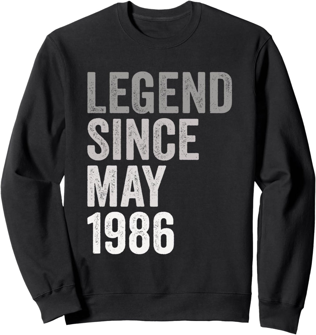 Legende Seit Mai 1986 Geburtstag Jahr Sweatshirt