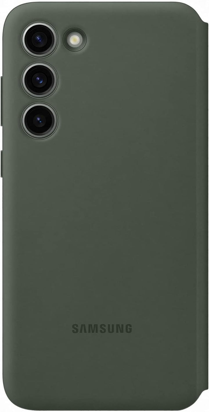 Samsung Smart View Wallet Smartphone Case EF-ZS916 für Galaxy S23+, Handy-Hülle, Kartenfach, Sichtfe