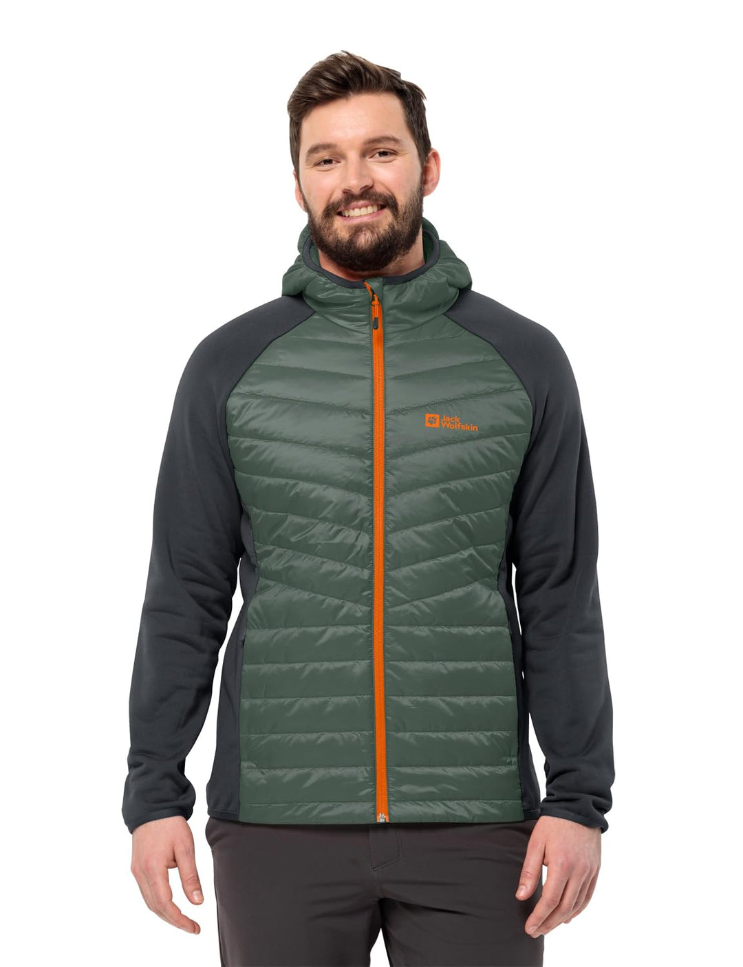 Jack Wolfskin ROUTEBURN PRO HYBRID M hedge green XL, hedge green XL