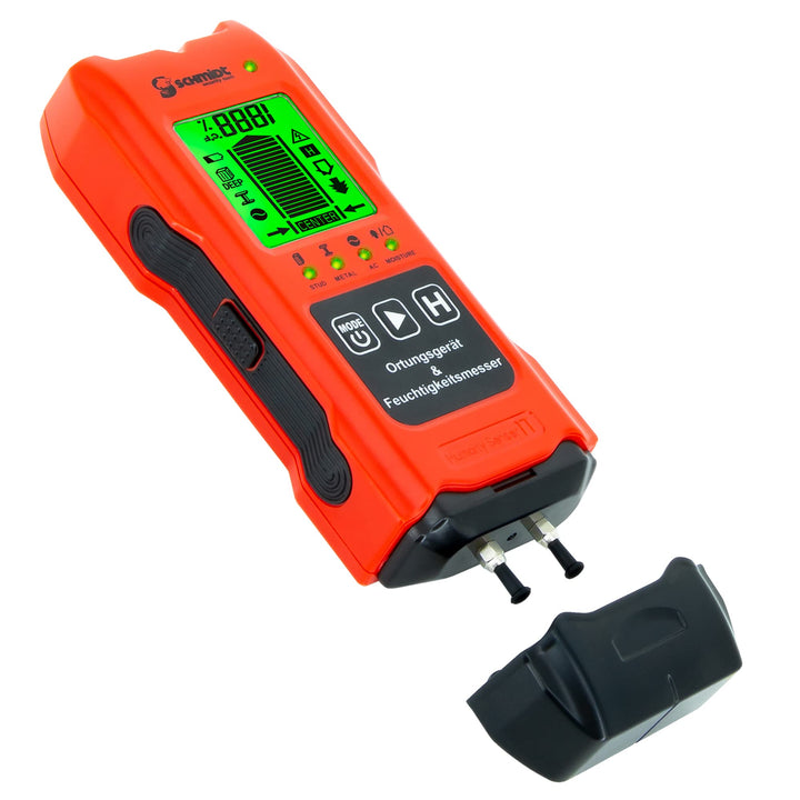 SCHMIDT security tools Ortungsgerät CF-14 Feuchtigkeitsmesser 2in1 Multidetektor Wandscanner Balkens