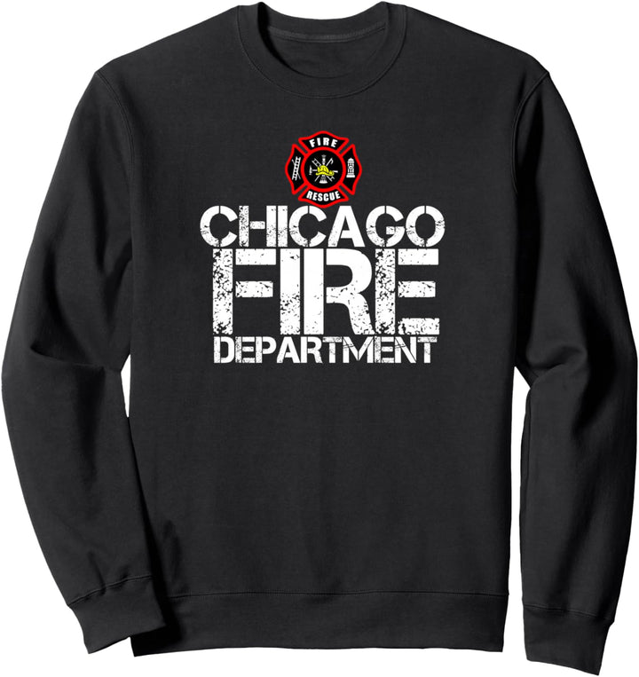 Chicago Fire Department T-Shirt Firehouse Tee Shirt Sweatshirt